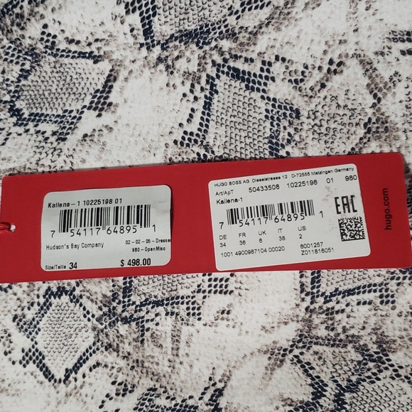 Hugo Boss Dress snakeskin print - Picture 3 of 5